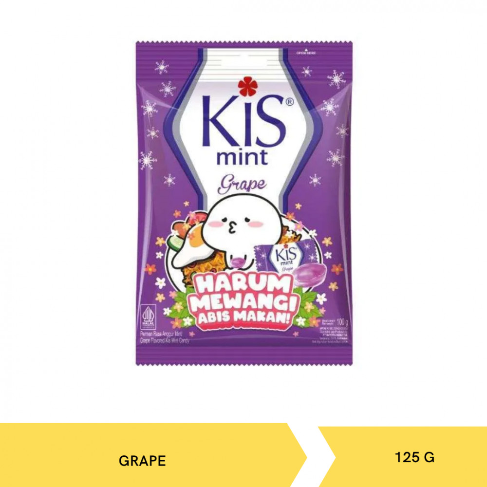 KIS CANDY GRAPE MINT 125G X 24
