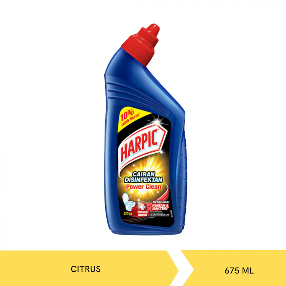 HARPIC LIQ POWER CLEAN CITRUS BTL 675ML X 12