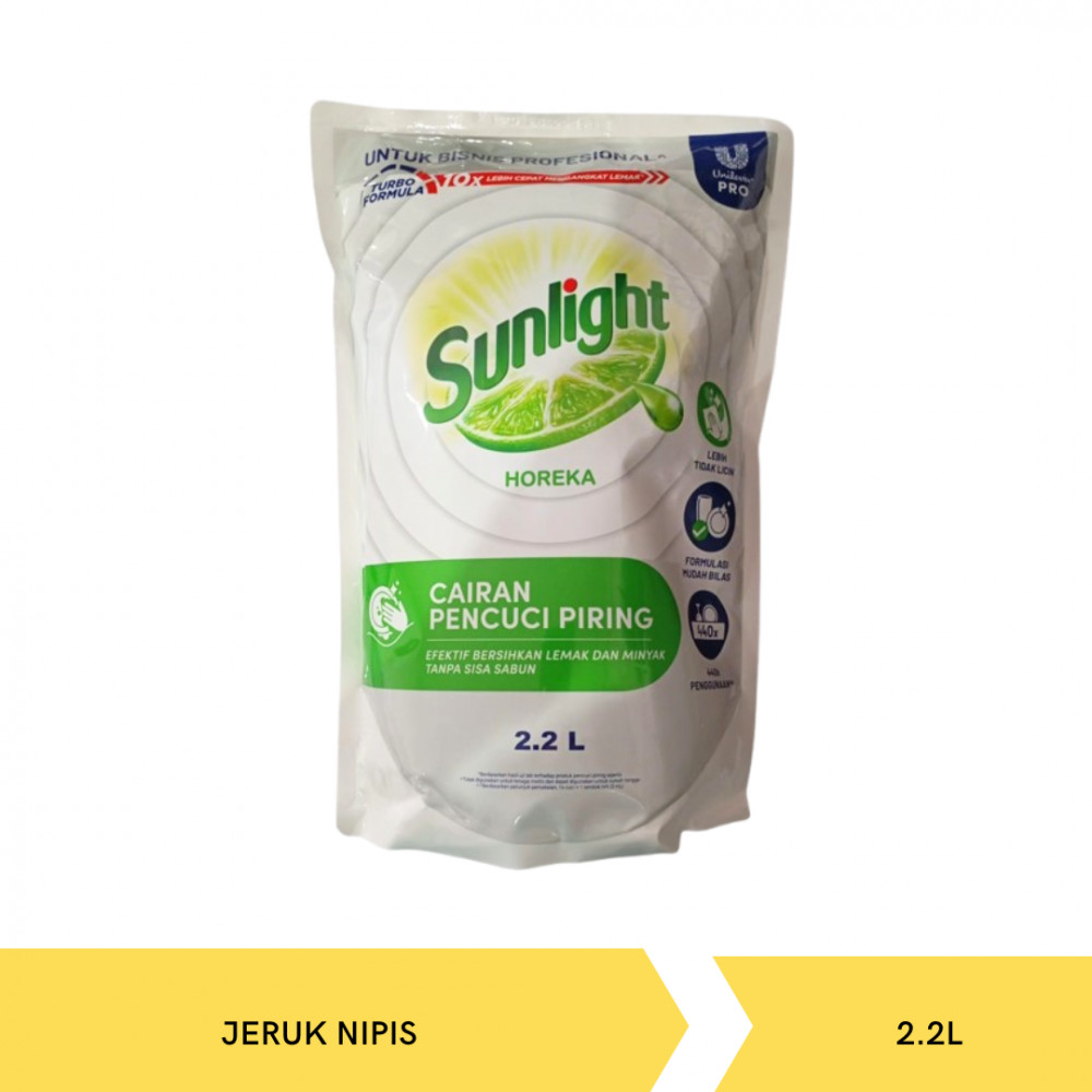 SUNLIGHT JERUK NIPIS POUCH 2.2L X 6