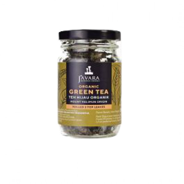 Mega Swalayan - JAVARA ORGANIC GREEN TEA 50G GLASS JAR