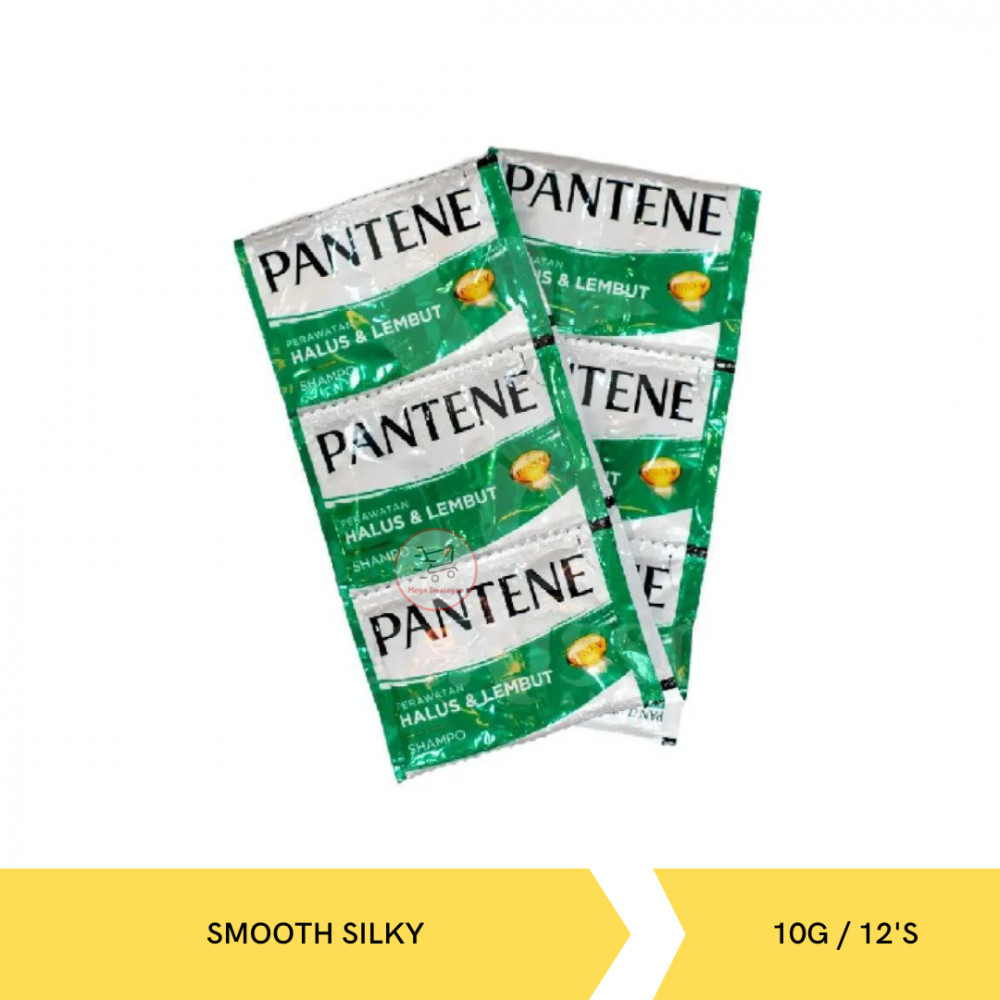 PANTENE SHP SMOOTH SILKY BANDED 10G/12`S