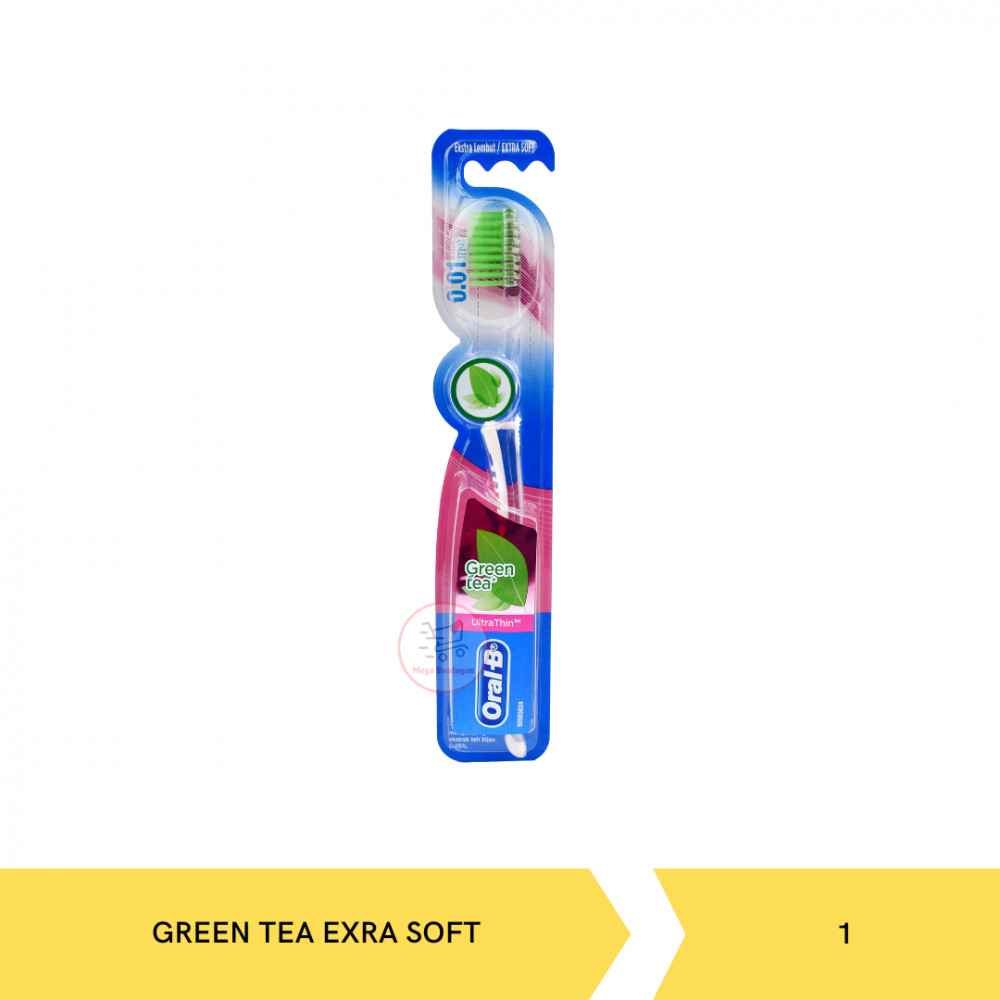 ORAL B T.BRUSH GREEN TEA XTRA SOFT