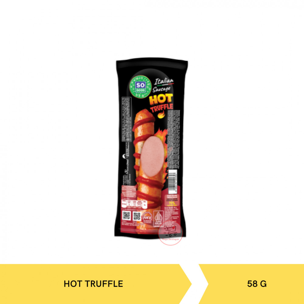 SO GOOD SOSIS ITALY HOT TRUFFLE 58G X 10