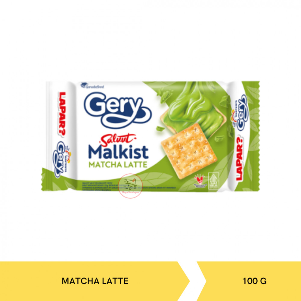 GERY SALUUT MALKIST MATCHA LATTE 100G X 30