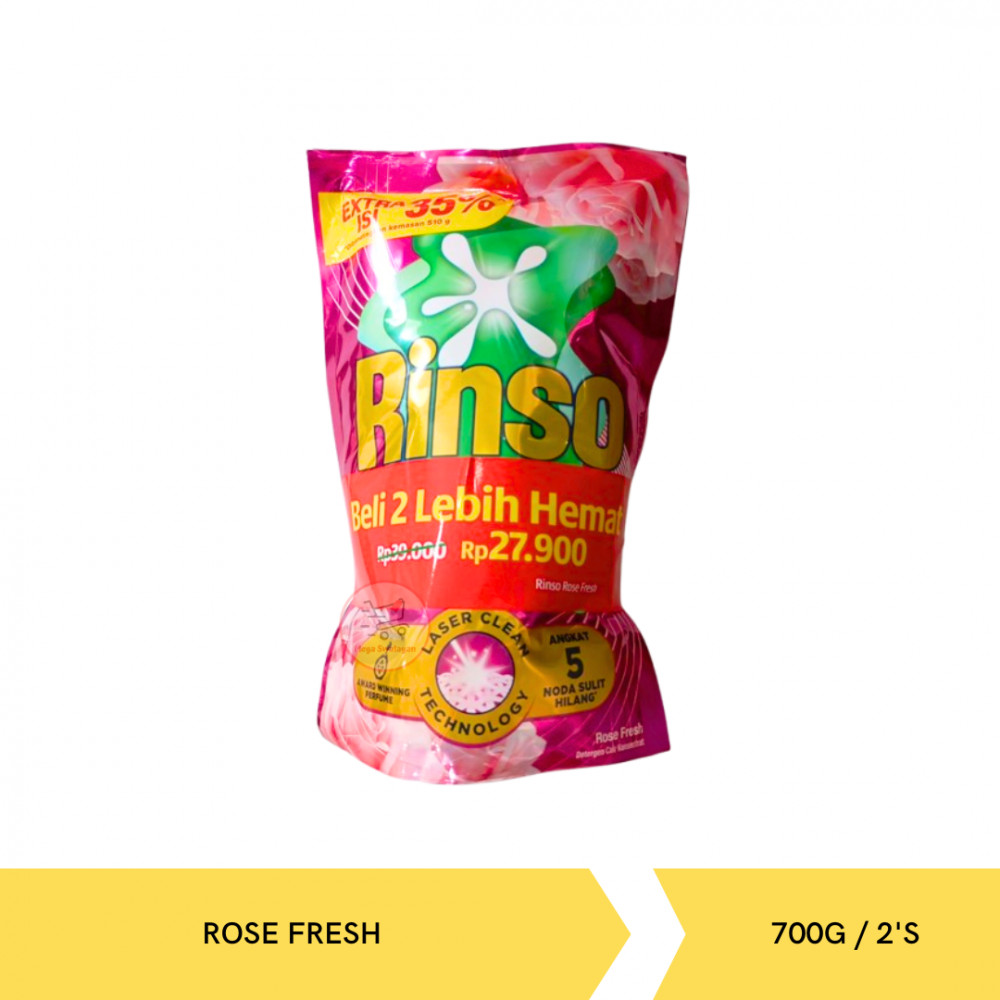 RINSO AN LIQ ROSE FRESH BANDED 700G/2`S X 6