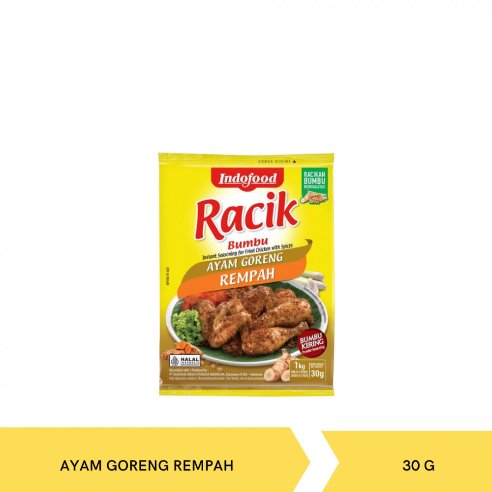 INDOFOOD BUMBU RACIK AYAM GRG REMPAH 30G X 100