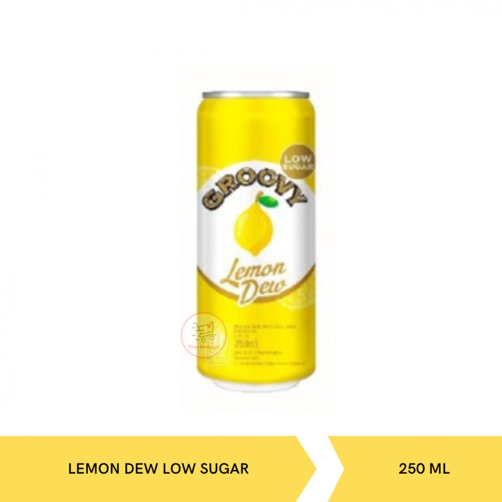GROOVY LEMON DEW LOW SUGAR TIN 250ML X 12