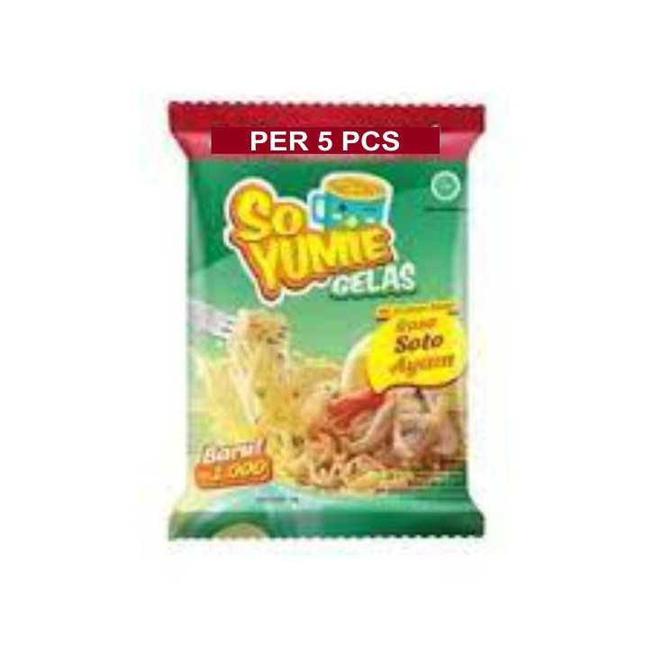 SO YUMIE GELAS SOTO AYAM BANDED 30G/5`S X 24