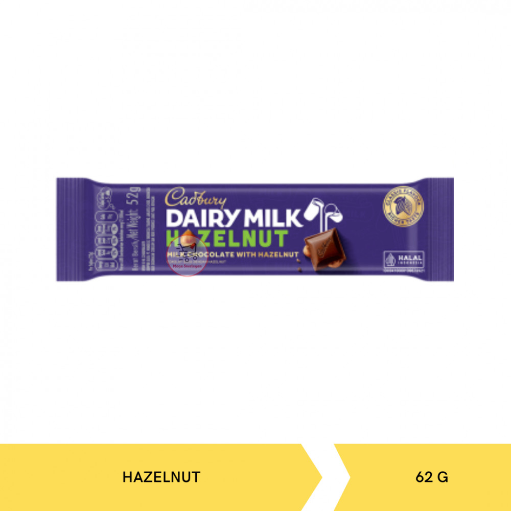 CADBURY DAIRY MILK HAZELNUT 62G X 24