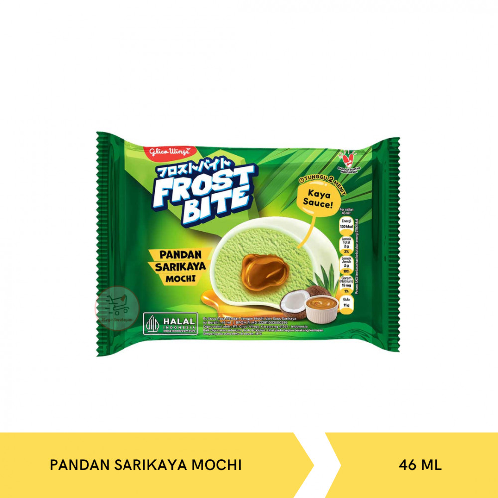 GLICO FROSTBITE PANDAN SARIKAYA MOCHI 46MLX40