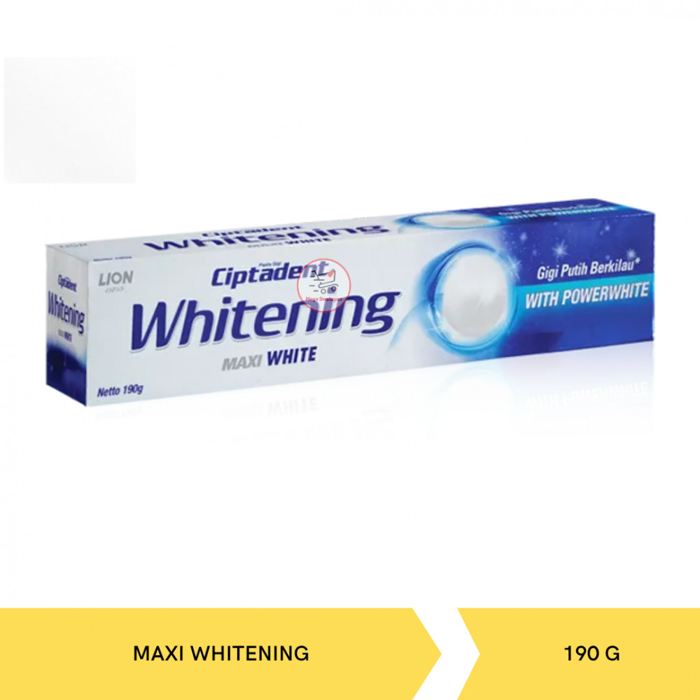 CIPTADENT T.PASTE MAXI WHITENING 190G X 24