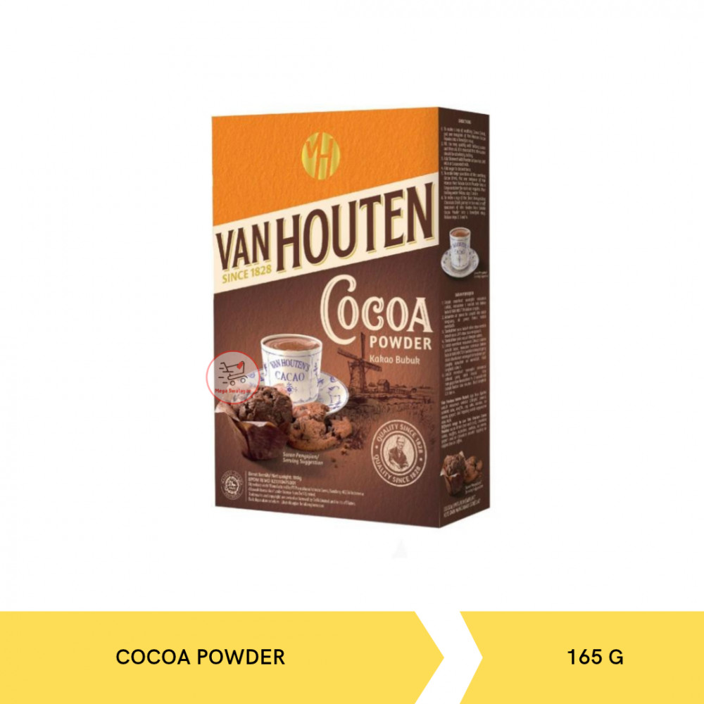 VAN HOUTEN COCOA POWDER 165G X 50