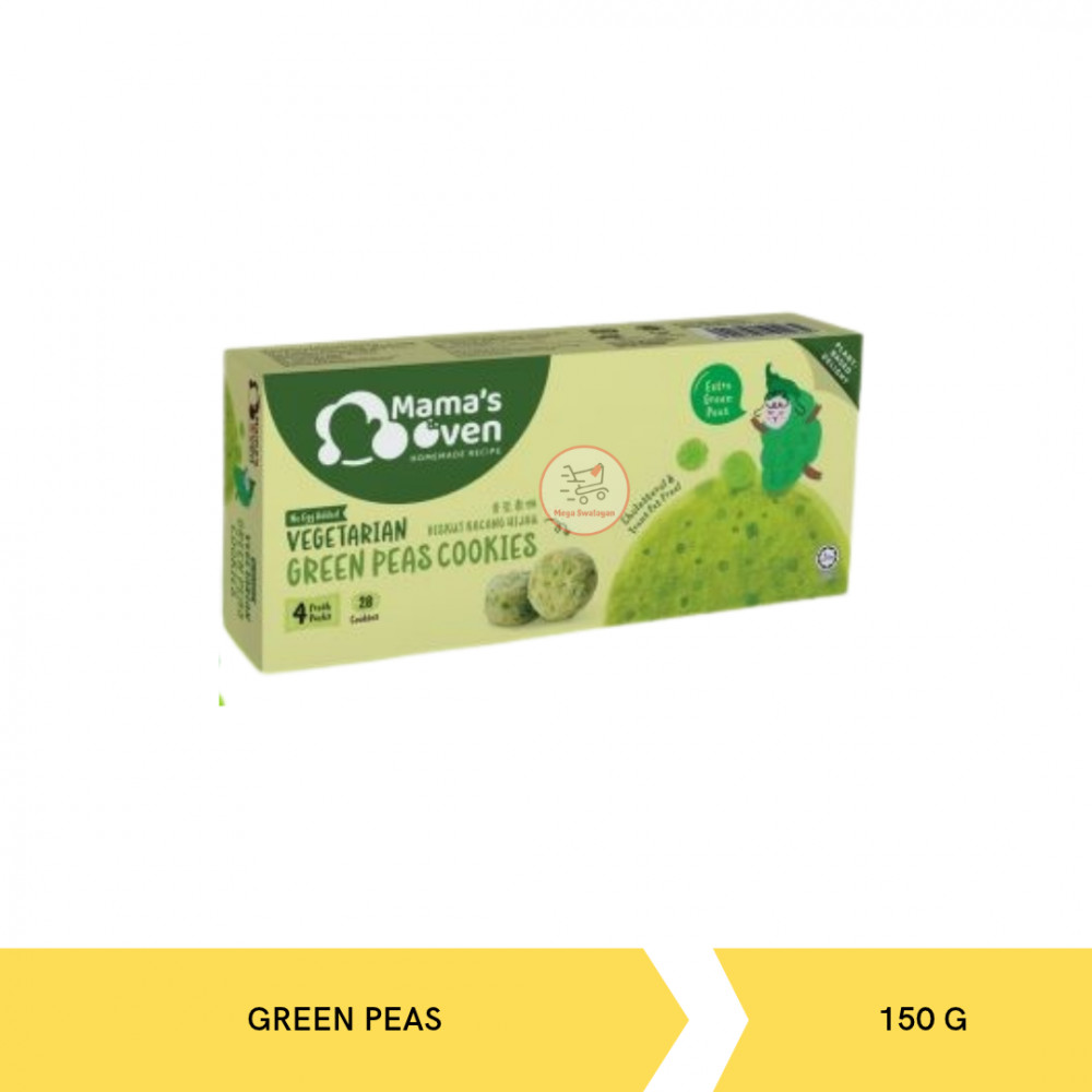 MAMA`S OVEN GREEN PEAS COOKIES 150GX24