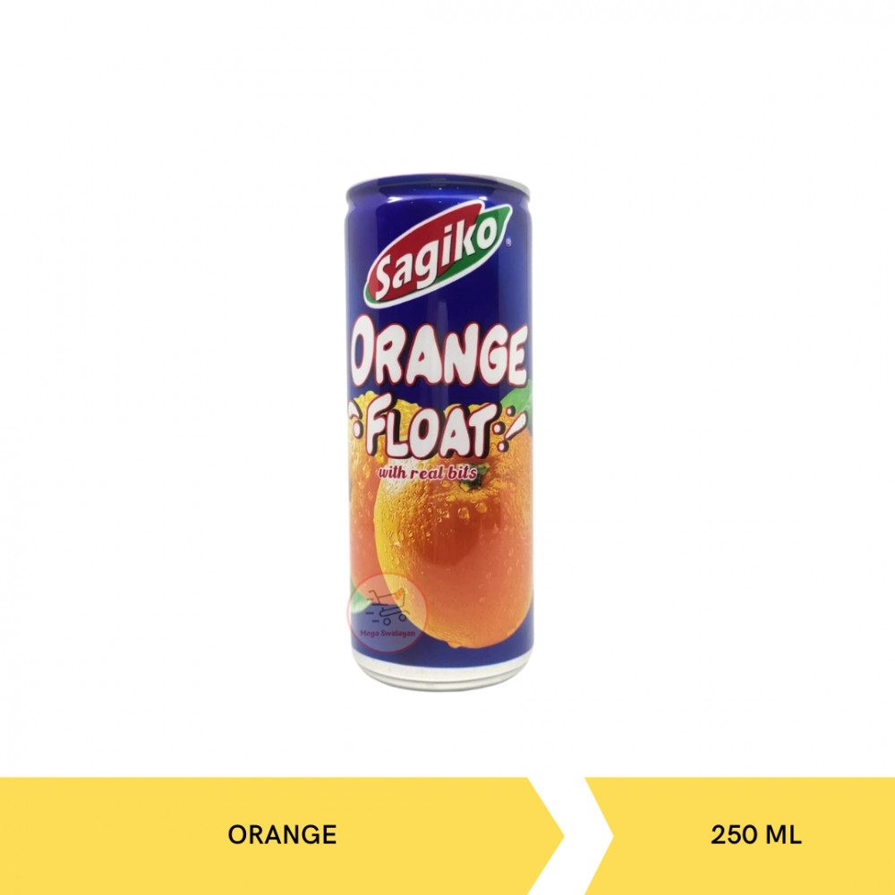 SAGIKO ORANGE  FLOAT W/ REAL BITS TIN 250MLX24
