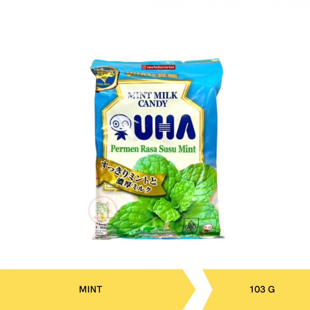 UHA MILK CANDY MINT 103G X 72