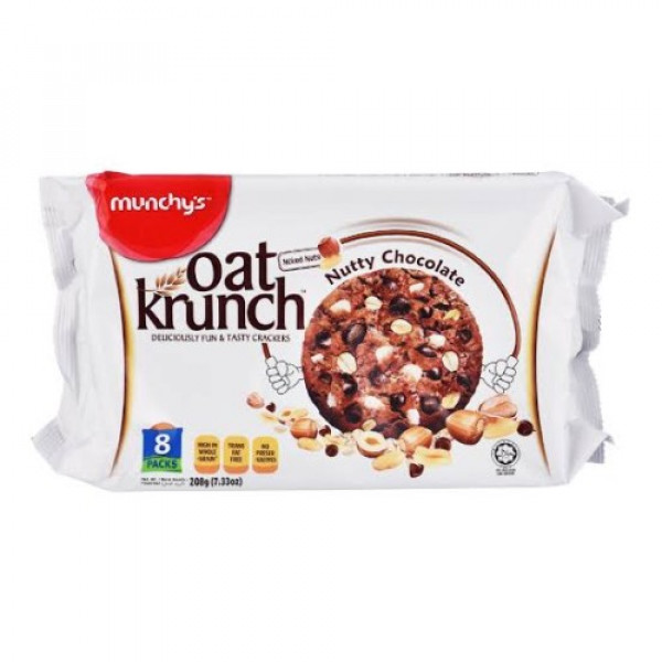 MUNCHY OAT KRUNCH NUTTY CHOCO 208G X 12