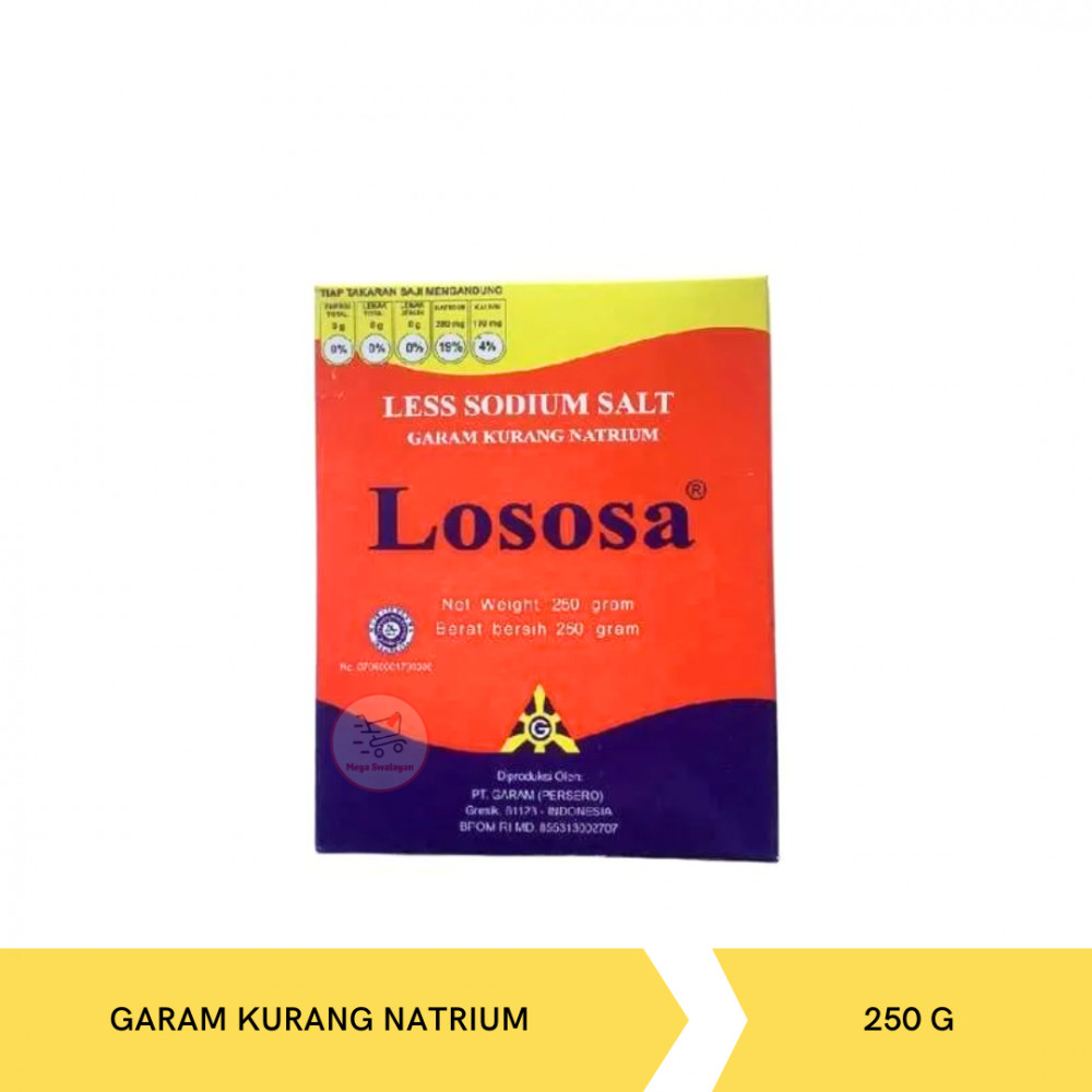 LOSOSA LOW SODIUM SALT 250G X 48
