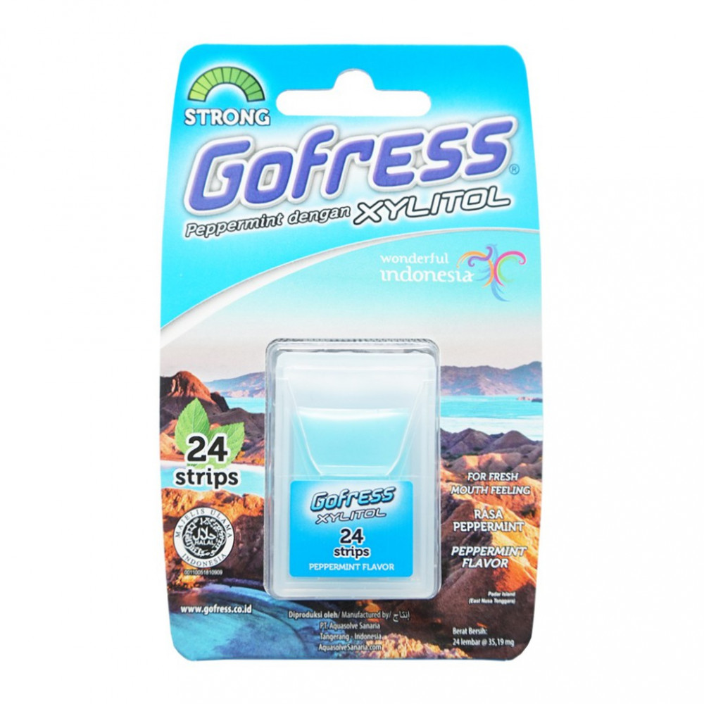 GO FRESS MINT 24STRIP X10