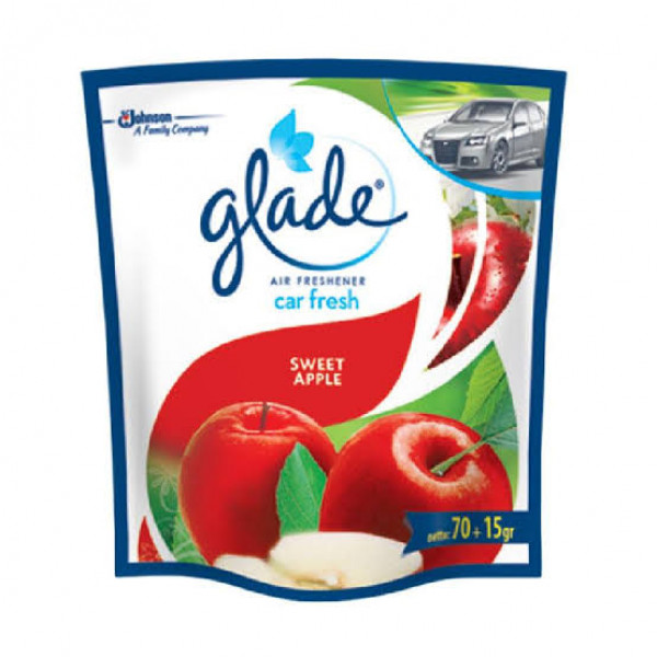 GLADE CAR SWEET APPLE REF 70G +5 X 24
