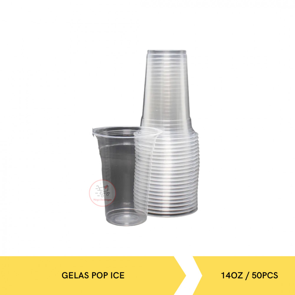 GELAS POP ICE 14OZ/50PC