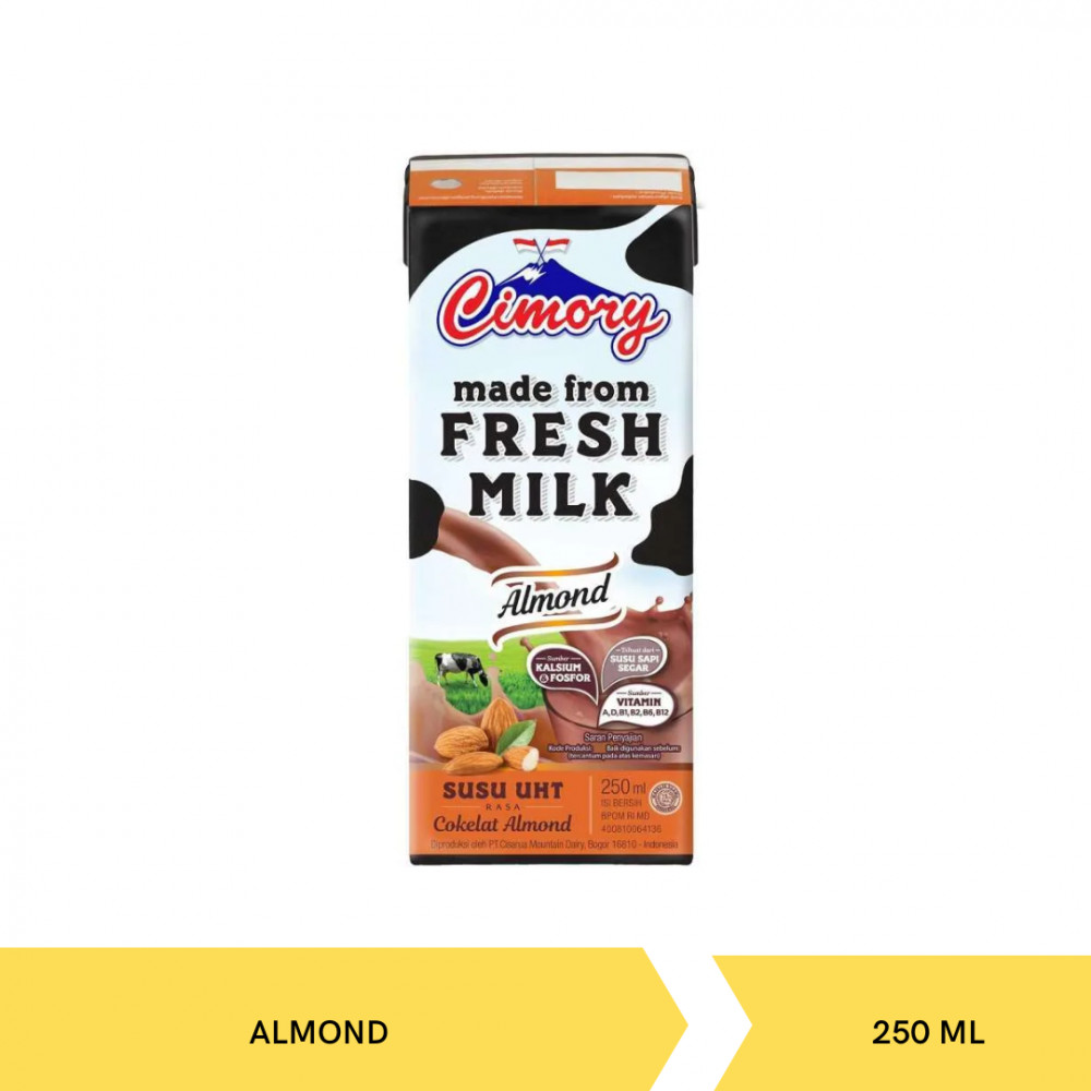 CIMORY UHT MILK ALMOND 250ML X 24