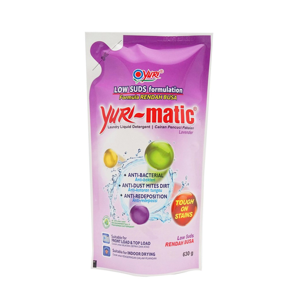 YURI MATIC LAVENDER POUCH 630G X 12