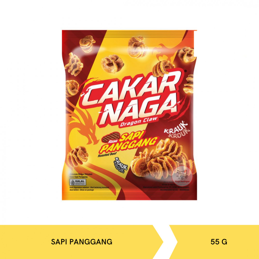 KOBE CAKAR NAGA SAPI PANGGANG 55G X 24