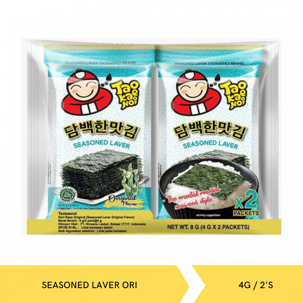 TAOKAENOI SEASONED LAVER ORI PACK 4G/2`S X 30