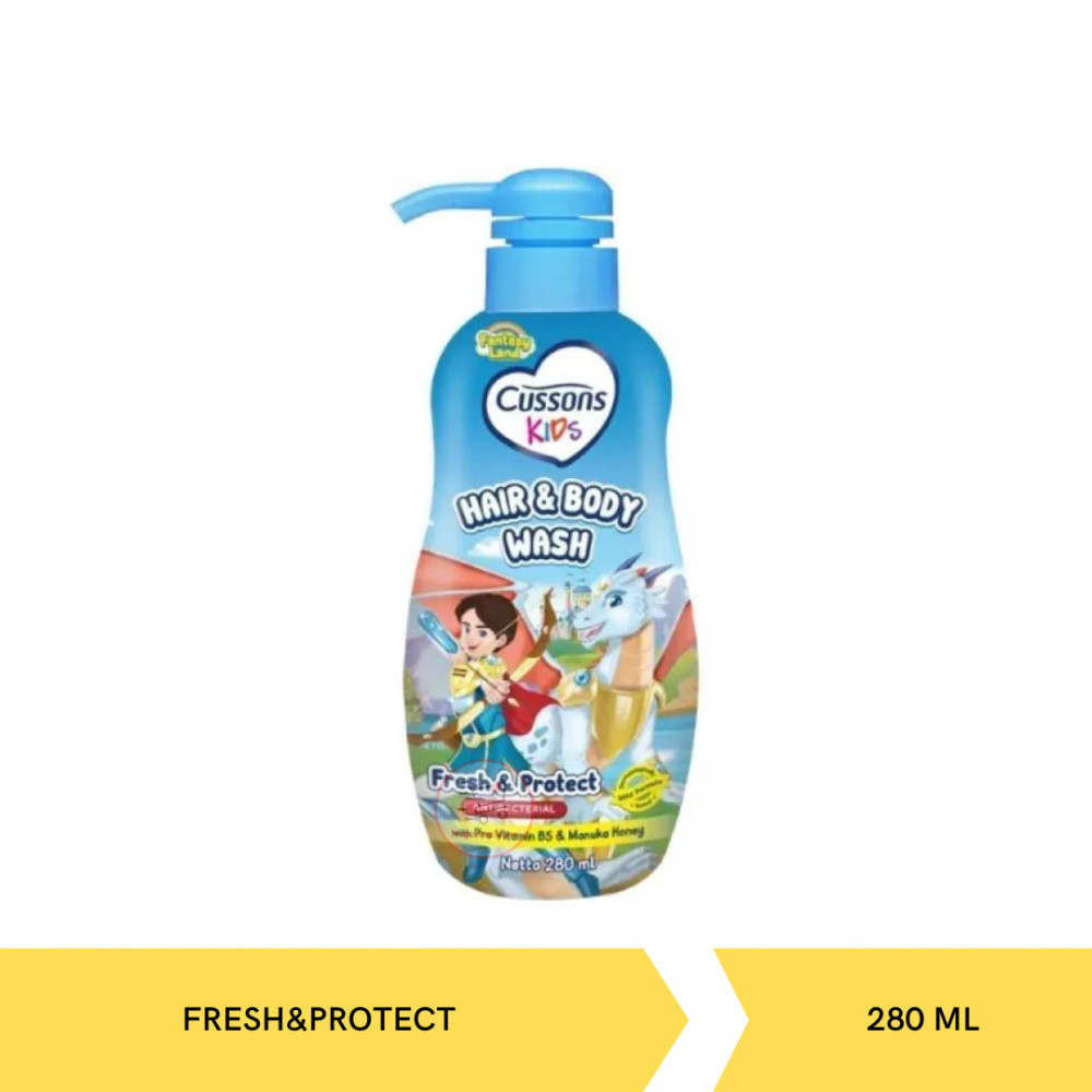 CUSSONS KID BW FRESH&PROTECT PUMP 280ML X 12