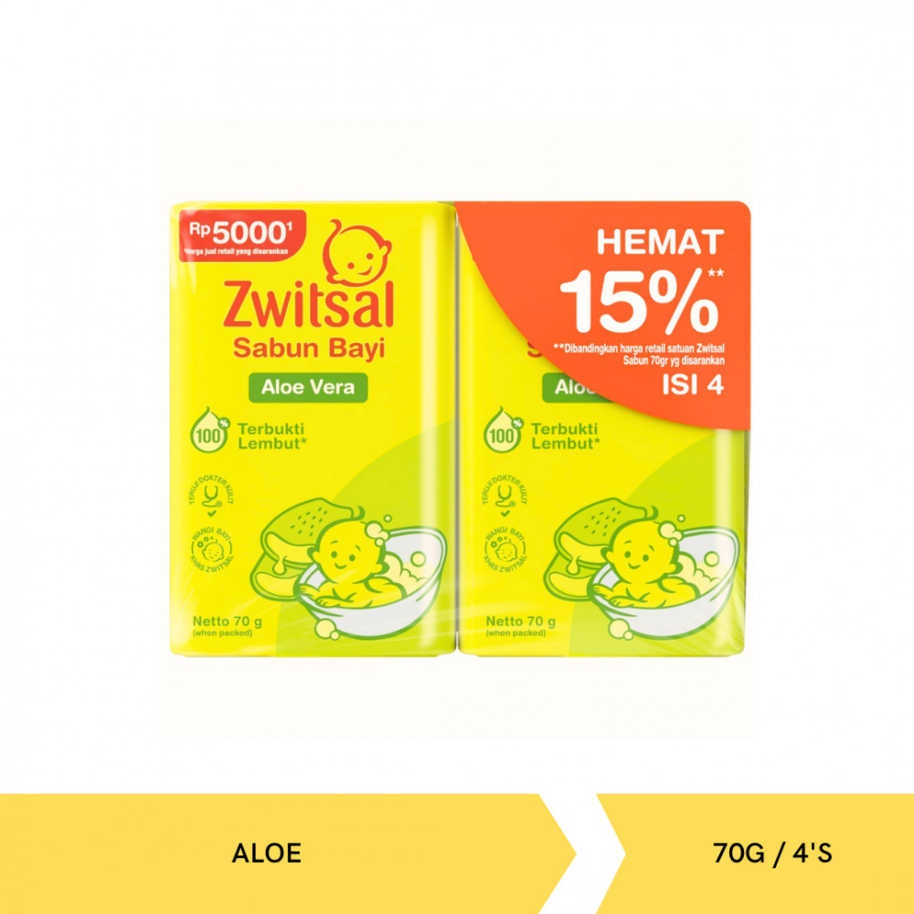 ZWITSAL SOAP MULTI PACK 4 X 70 GR
