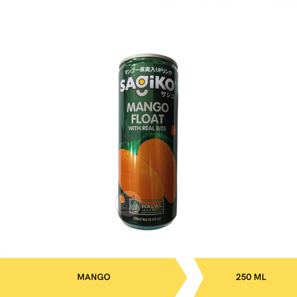 SAGIKO MANGO FLOAT W/REAL BITS TIN 250MLX 24