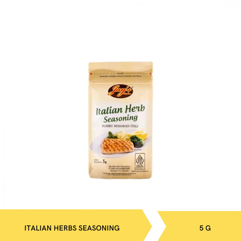 JAYS ITALIAN HERB SEASONING POUCH 5G