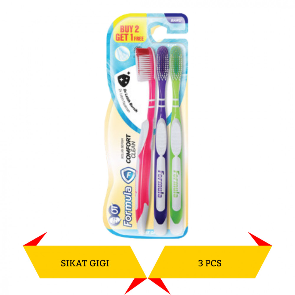 FORMULA T.BRUSH COMFORT CLEAN 3`S SOFT