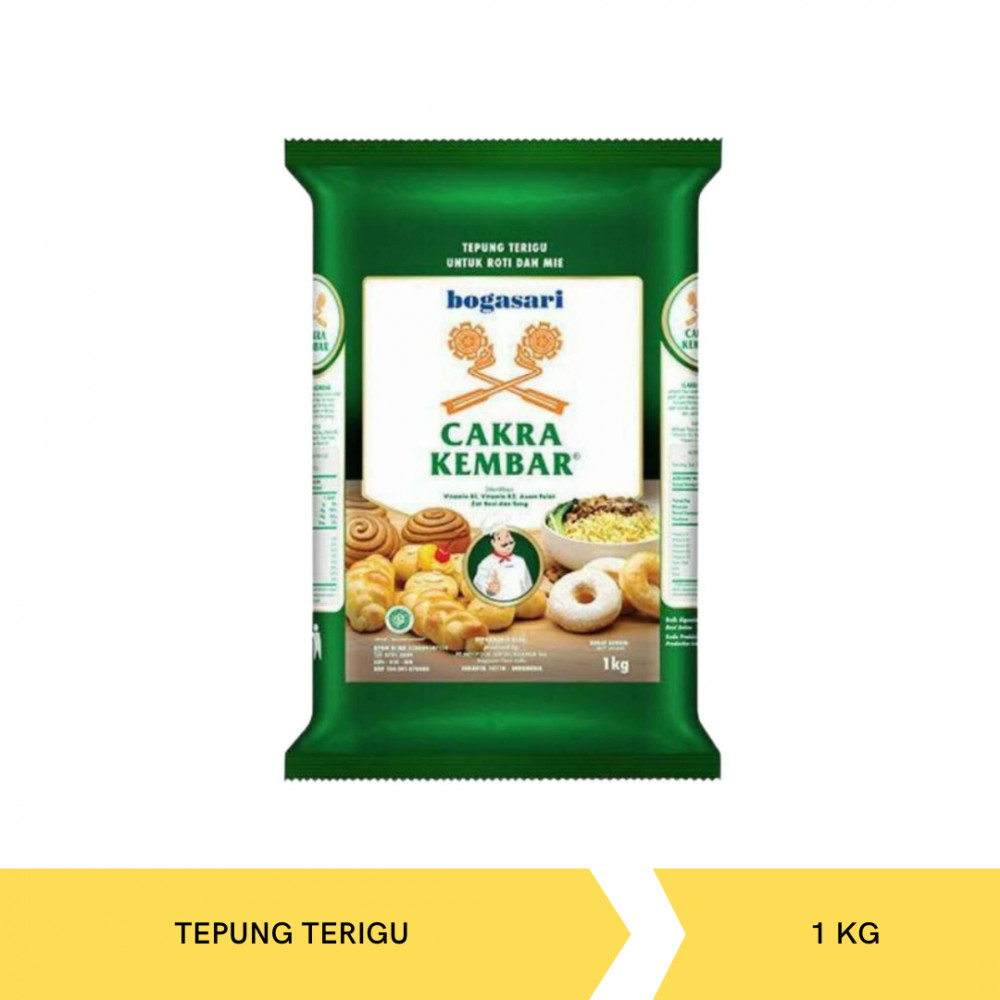 CAKRA KEMBAR TEPUNG PABRIK 1KG X 12