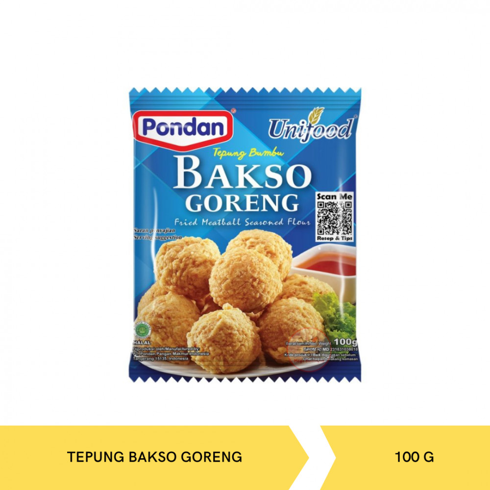 PONDAN UNIFOOD TEPUNG BAKSO GORENG 100GX12X10PAK