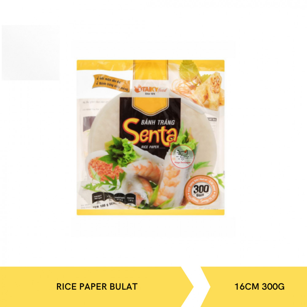 TAI KY SENTA RICE PAPER BULAT 16CM/30`S 300GX10