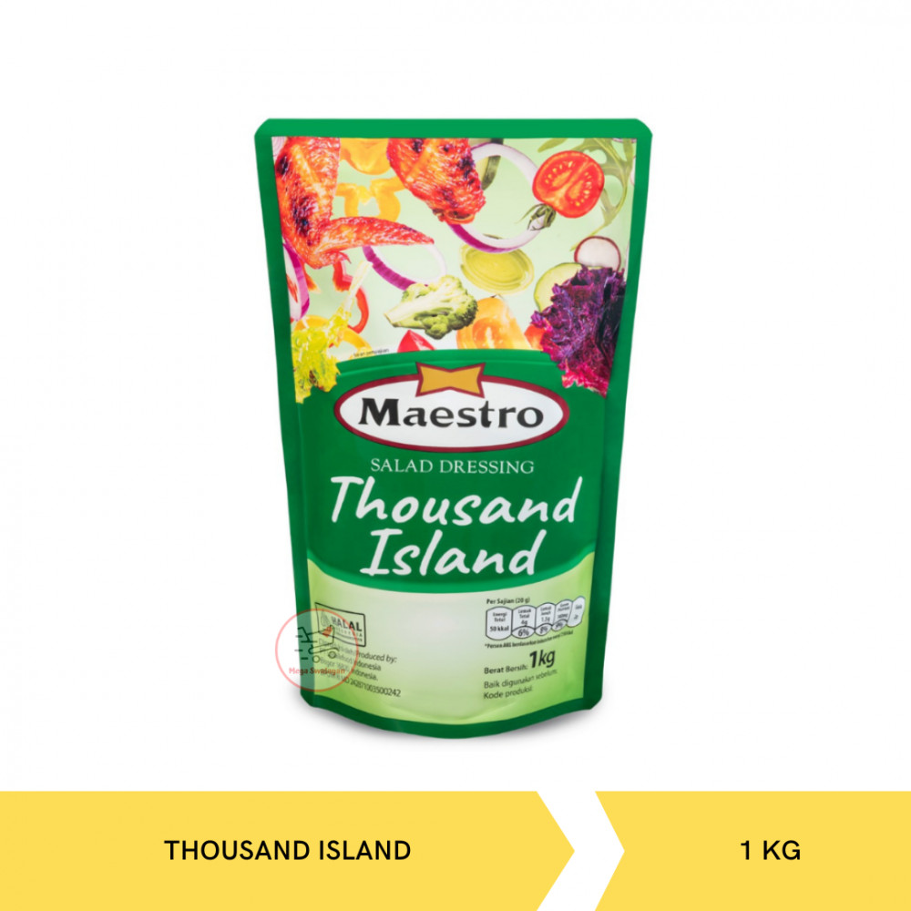 MAESTRO THOUSAND ISLAND POUCH 1KG X 10