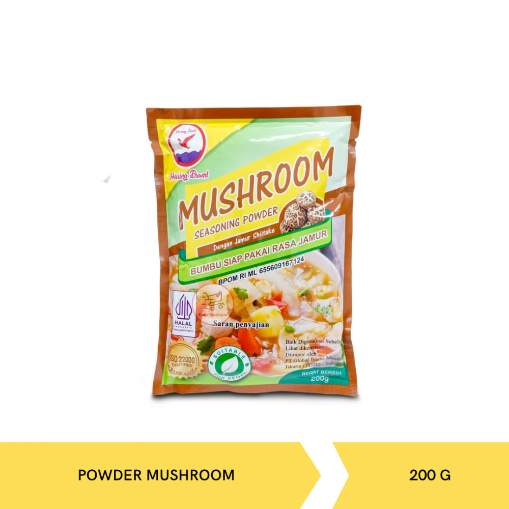HERRING SEASONING POWDER MUSHROOM 200G X 40