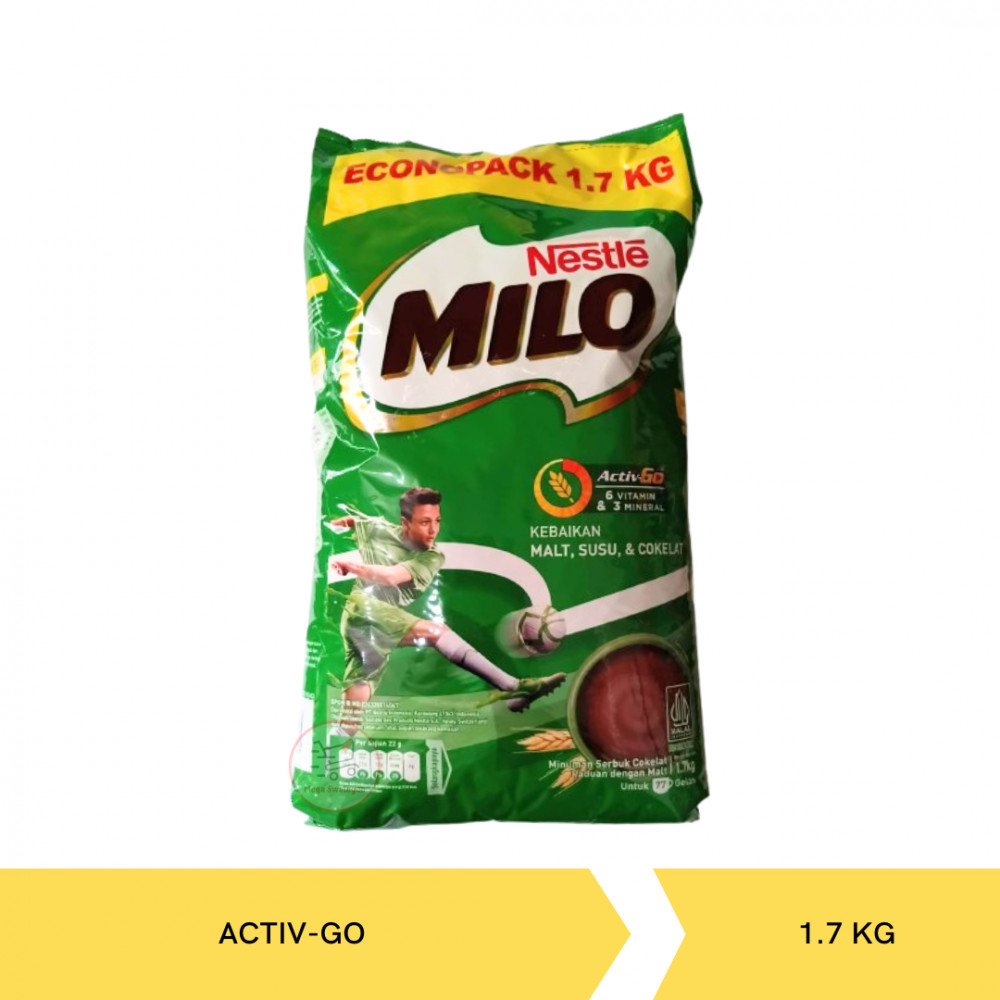 MILO ACTIV-GO POUCH 1.7KG X 7