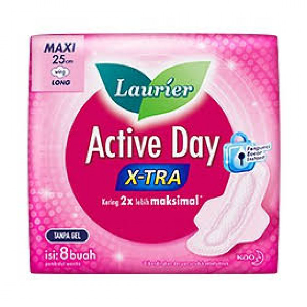 LAURIER ACTIVE DAY XTRA MAXI LONG 25CM/8`S X 48