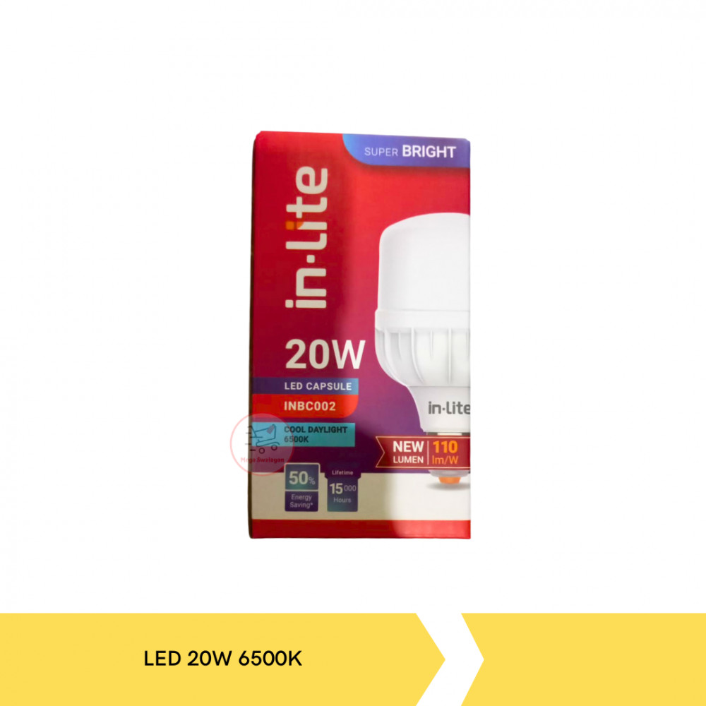 INLITE LED CAPSULE 20W 6500K INBC002