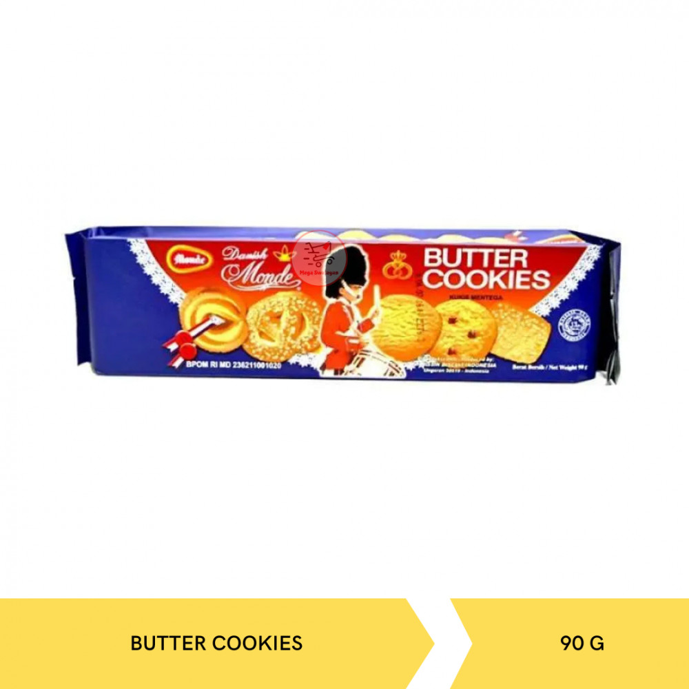 MONDE BUTTER COOKIES 90G X 24