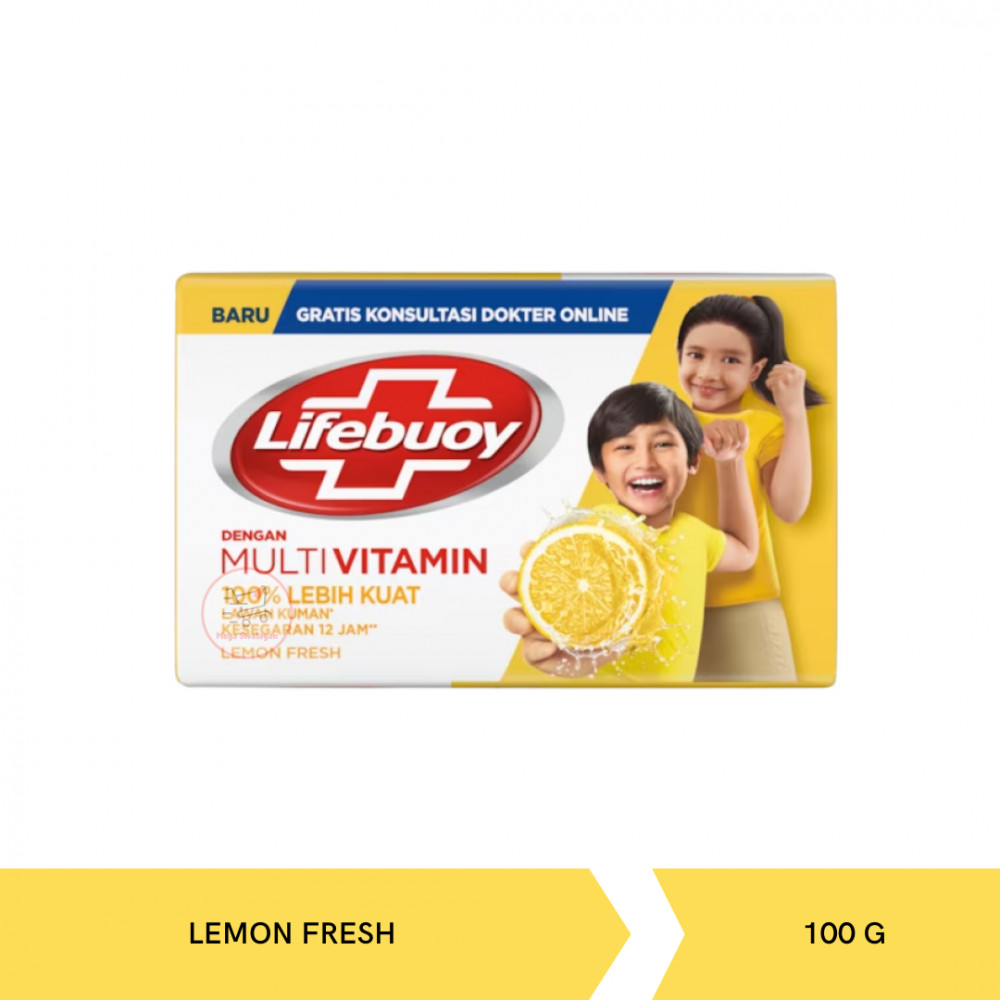 LIFEBUOY SOAP LEMON FRESH 100G X 96