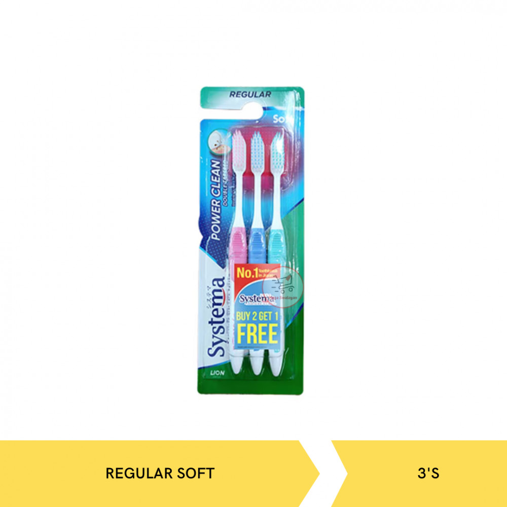 SYSTEMA T.BRUSH POWER CLEAN REG SOFT 3`S