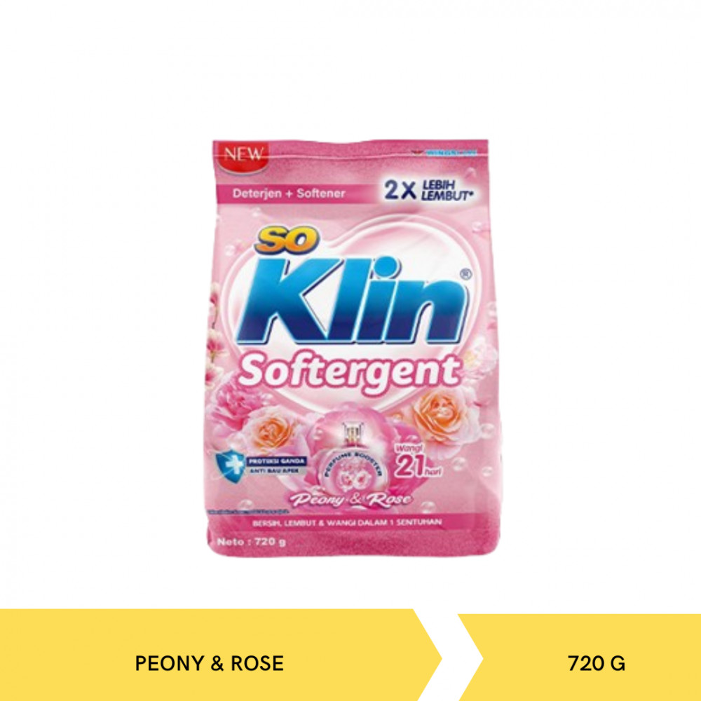 SOKLIN SOFTERGENT PEONY&ROSE 650G X 12