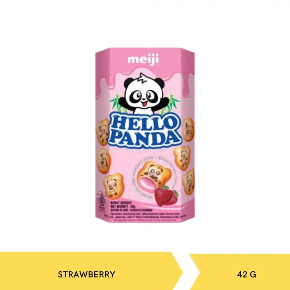 MEIJI HELLO PANDA STRAW 42G X 10