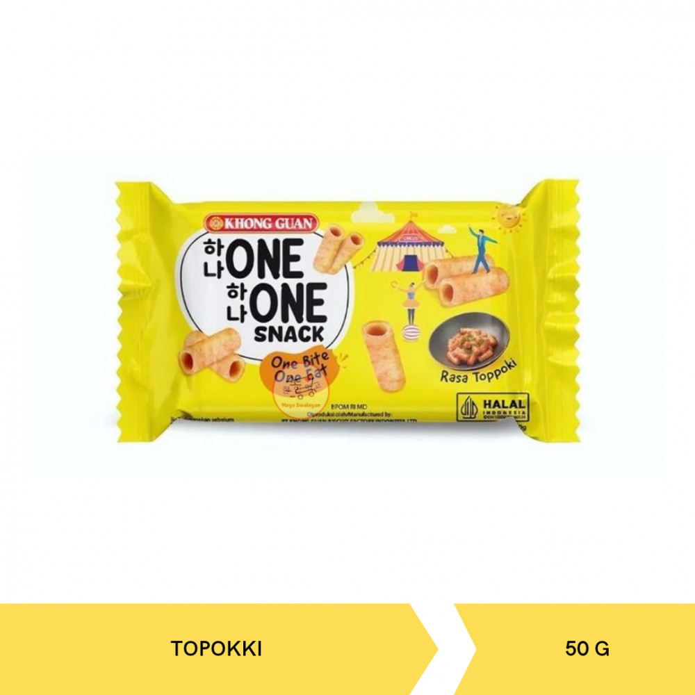 KHONGGUAN ONE ONE SNACK TOPOKKI 50G X 20