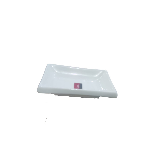 REMICO H7104 RECT SAUCE DISH WHITE