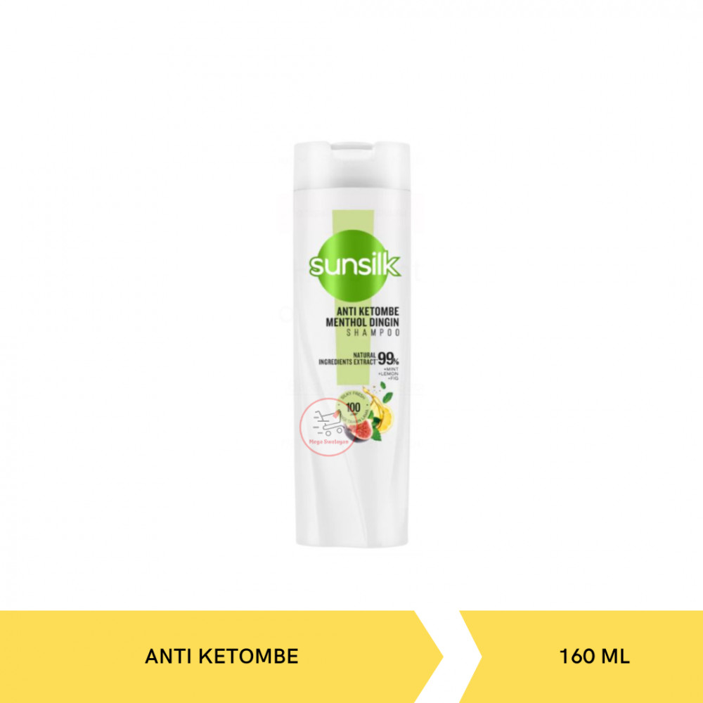 SUNSILK SHP  ANTI KETOMBE MENTHOL 160ML X 36