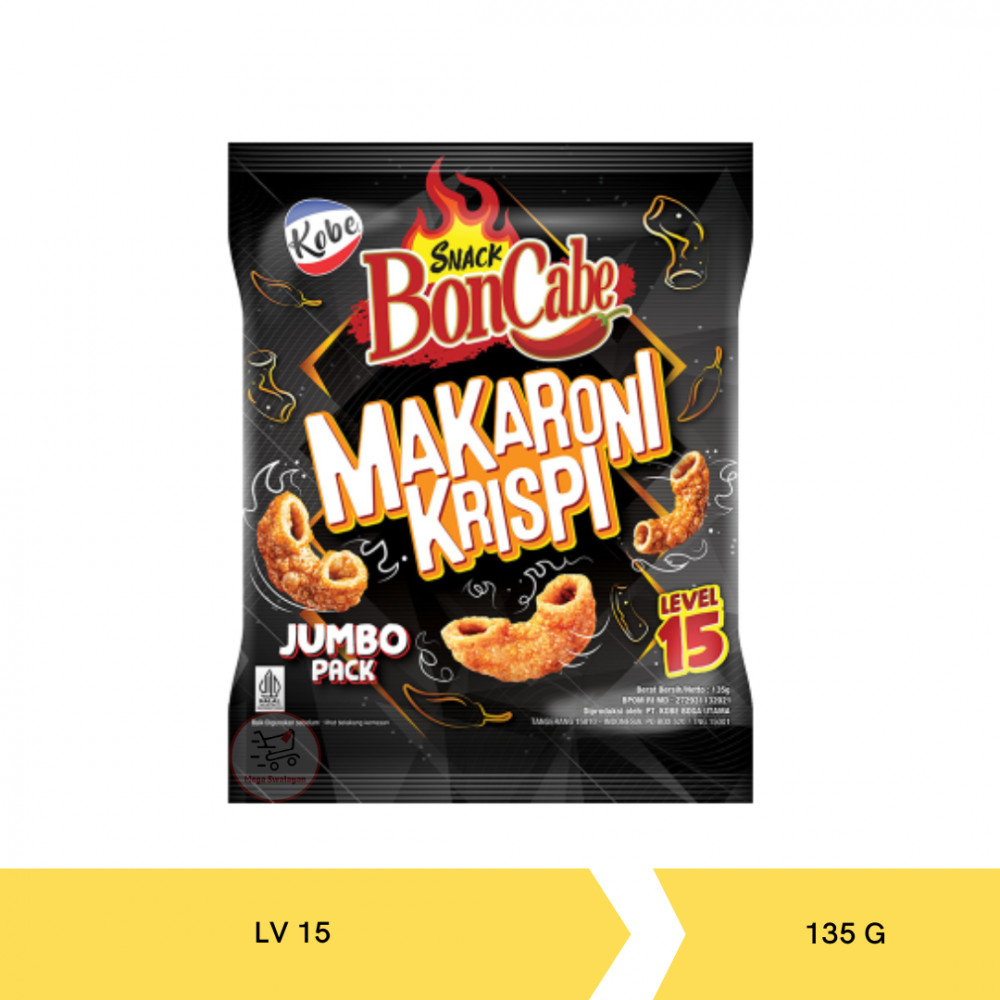 KOBE BON CABE MAKARONI LV15 135G X 16